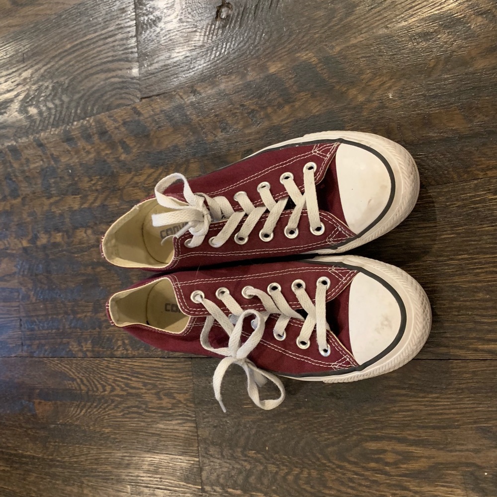 Maroon Converse